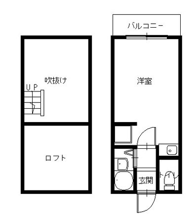 赤迫駅 徒歩7分 2階の物件間取画像